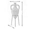 Uniquewise Antique Roman Style Pointed Amphora Vase on Metal Tripod Stand QI003919 - alternate 3